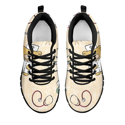 Bear Cream Nurse Sneakers
