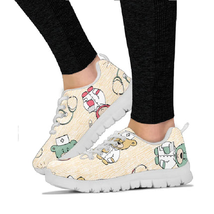 Bear Cream Nurse Sneakers