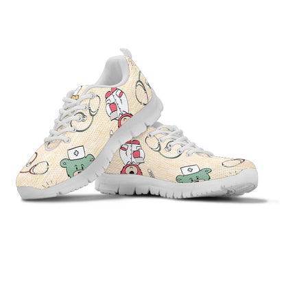 Bear Cream Nurse Sneakers
