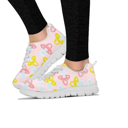 Light Pink Sneakers 13 With Pacifier Symbol