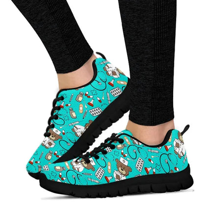 Light Blue Nurse Bear Sneaker