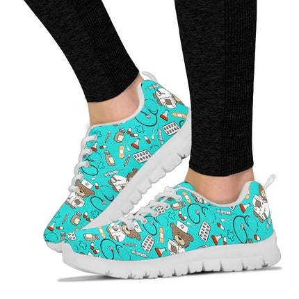 Light Blue Nurse Bear Sneaker