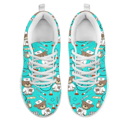 Light Blue Nurse Bear Sneaker