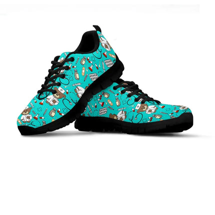Light Blue Nurse Bear Sneaker
