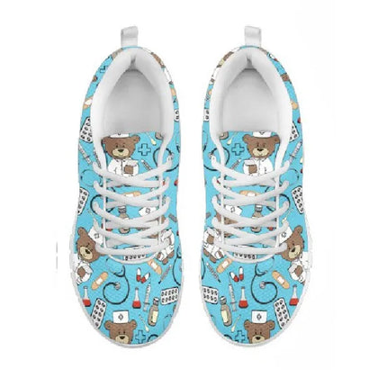 Bear Nurse Sneakers Light Blue